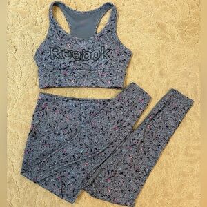 Reebok Multicolor Speckled Activewear Set
